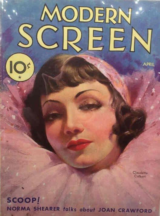 MODERN SCREEN magazine cover Issue 29 April 1933